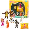 Giochi Preziosi Masha E Orso - Set Composto Da 6 Personaggi Della Famosa Serie Tv Alti dai 5 Ai 7 Cm Ed 1 Esclusivo A Sorpresa, Per Bambini A Partire Dai 3 Anni