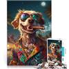 LKSDCBOT Puzzle da 2000 pezzi per adulti Cane feroce Fatto di carta，per 14+ Rompicapo regalo di compleanno。misurare：70x100cm/27.5x39.3pollice