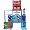 Simba - 109402375 - Set da gioco Quartier Generale PJ Masks - Super Pigiamini con personaggio Gattoboy e Romeo, con luci e suoni, pieghevole, altezza 57 cm, per bambini a partire dai 3 anni