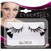 W WIDMANN MILANO Party Fashion Ciglia nere con 3 piume ai lati con tubo di colla