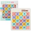 xowwyue Puzzle a Scorrimento con Numeri,6x6 puzzle magnetici scorrevoli numerici,di Intelligenza Giocattoli - Per ragazzi, ragazze, bambini, casa, viaggio, campeggio, scuola, compleanno e festival