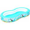 Bestway Piscina gonfiabile autoportante fuoriterra da giardino ovale a forma di 8; cm274*157*46 790lt con kit di riparazione