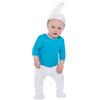 Funidelia | Costume da Puffo per neonati The Smurfs, Cartoni Animati, Nani - Costume per neonati e accessori per Feste, Carnevale e Halloween - Taglia 6-12 mesi - Azzurro/Blu