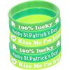 BESPORTBLE 12 Braccialetti Silicone con per San Patrizio Bracciali Decorativi Leggeri per Ragazzi e Ragazze Accessori Colorati per Feste e