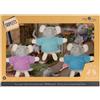The Mouse Mansion La casa dei topi - Peluche per topo Le terzine - l'originale della popolare gamma di libri per bambini - Misura 1/12 per casa delle bambole standard - contiene: 1 x topo di peluche da 12 cm - per