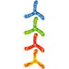 INOOMP 4 Pezzi Boomerang Giocattoli per Adolescenti Materiale PU Resistente Leggeri e Facili da Lanciare Colori Vivaci per Giochi all Aperto Genitore-Figlio