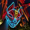 QiKKago LED Maschera Di Volpe A Led Halloween Costume,Costume Cosplay Festa E Party Ghostface Mask Scream Carnevale Regali Originali Per Uomini Donne