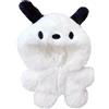 niannyyhouse Tutina di peluche, 10-15 cm, 20 cm, 40 cm, vestitino per bambole, accessori per vestire (bianco, 10-15 cm)