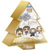 Funko Pocket Pop! HP - Harry Potter - Tree Holiday Box 8pc - Portachiavi - Mini Figura in Vinile da Collezione Novità Portachiavi - Riempitivi per Calze - Idea Regalo - Merchandising Ufficiale