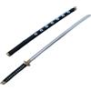 damdos Arma Kataaina, spada per Halloween, 101,6 cm, per cosplay, in gomma PU, per cosplay, regalo di compleanno (nero-QS)