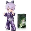 XiDonDon Serie Study Tour Blind Box, 1/12 BJD Doll OB11 Dimensioni Action Figures, Bambole mobili con Vestiti per Bambole Sorpresa Regalo Giocattoli (Two Boxes)