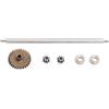 SZLIFE Ingranaggio di riduzione dell'albero di Trasmissione, Set di Ingranaggi di Guida, aggiornamento Leggero, sostituisce per Wltoys 1/28 K979 K989