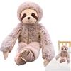 Generico Bradipo di peluche, Bradipo di peluche,Peluche bradipo - Peluche di bradipo, peluche di bradipo, cuscino di peluche, regalo per adulti e bambini
