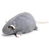YZBBSH Peluche a forma di topo, topo oversize morbido, imbottito, realistico, carino e paffuto, cuscino in peluche per letto, divano, decorazione e idea regalo (grigio, 90 cm)