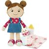 Clementoni Baby Olivia, My Soft Doll, Bambola, per Bambini e Bambine 12+ Mesi, con Coperta, Biberon e Peluche, 100% Lavabile, Aiuta a Sviluppare Emotività e Affettività, 17737