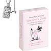 Generico White Island Time Wellness Love Oracle Cards - Pocket Edition, cartoncino, ideale per principianti, include carte e collana