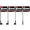 INJORA Antenna Decorativa da 10cm con Bandiera per RC Crawler 1/18 1/24 TRX4M SCX24 Ascent18 FCX18 FCX24