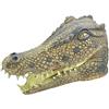 Bristol Novelty Maschera in gomma multicolore con coccodrillo, 1 pezzo. - Design resistente e realistico, perfetta per Halloween, feste in costume, Giornata mondiale del libro e altro ancora