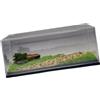 Sharplace Scatola espositiva per Modelli di Auto in 1:64, Base per Diorama in Miniatura, Coperchio Trasparente, Custodia compatta Antipolvere per Modelli
