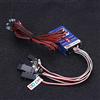 Woyisisi 12 LED Sistema di Illuminazione Kit Simulazione Luci Lampeggianti Faro Tamiya per 1/10 1/8 RC Car/Truck/Crawler