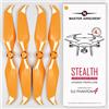 Master Airscrew Eliche Master Airscrew Stealth per DJI Phantom 4 - Arancione, 4 pezzi