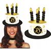 FIESTAS GUIRCA Cappello da torta 18 anni con stelle