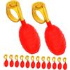 VICASKY 16 Anelli Spruzza Acqua Giocattolo Scherzo Pesce D'Aprile Feste Estive Indoor Outdoor Divertente Trucchi con L'Acqua