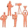 SZLIFE Modelli di da Corsa in da 5 Pezzi, Accessori per diorami, Ornamenti, Layout Regalo, Oggetti da Collezione, Statuette di Micro paesaggi, 2 Cm