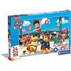 Clementoni Supercolor Puzzle Paw Patrol - 24 Pezzi, Puzzle Maxi Tessere, Giochi Educativi Per Bambini E Bambine Dai 3 Anni, Gioco Da Tavolo, Made in Italy, 24049