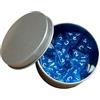TAIZhiChen Confezione da 4 Dadi a 4 Facce, 20 Mm, Acrilico, Dadi Poliedrici, Set D4, Blu