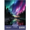 XKASKDFKE Puzzle Aurora boreale in Norvegia Colore Stampa Di Qualit Gioco Educativo E Stimolante Scandinavo Divertimento Gioco 1000Pcs Classici Regalo Per Amore E Amico 38x26cm/1000pcs