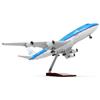 QIYUMOKE 1/160 Boeing 747 17 pollici grande modello pressofuso KLM kit modello di aeroplano con display da collezione per gli appassionati di aviazione regalo
