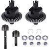 Bearman DifféRentiel Anteriore e Arriene e Kit Ingranaggi per Volcan Redcat 94123 94107 94111 94118 94166 1/10 Pietre di Auto RC