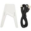 Vikye Charging Grip, Staffa Portatile per Impugnatura da Gioco, Supporto Universale Comfort per Controller per Interruttore, Staffa Grip, per Accessori (Bianco)