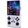 EIMSOAH Console di Gioco Portatile retrò R36MAX, Schermo IPS da 4,0 Pollici 720x720, Giochi Integrati da 64 GB, 18000 Giochi, Portatile per Mobili (64G)