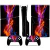 YLMKMVLCZC Pelle Decalcomania Per PS5 Slim Skin Disc Edition Console E Controller Vinyl Cover Skins Wraps Resistente Ai Graffi Compatibile No Shrinkage Forte Adesione 30052 Avvolgimento Della Pelle