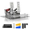 SIMSONN Plus X Sim Racing Pedals simulatore di corse su PC Cella di carico Pedale idraulico HE per PC Supporto per reattore aptico (Plus X-P2-H2-Plate)
