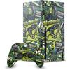 Head Case Designs Licenza Ufficiale Harry Potter Motivo Slytherin Grafica Pacchetto Console Da Gioco Wrap E Pelle Per Controller Compatibile con Xbox Series X