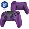 HEXGAMING PHANTOM Pro Controller per ps5/PC,Wireless Joystick con 4 Tasti Posteriori Rimappabili&8 Levette Analogiche Effetto Hall&6 Profil&Trigger Grilletti Regolabili-Viola Crepuscolare