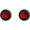 Generico 2 pezzi di coperture in silicone per joystick controller per Rog Xbox Ally/Rog Xbox Ally X Copertura per rocker thumpstick (Nero e rosso)