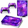 PDURMBUAB Nessuna Schiuma Nessuna Bolla Per PS5 Skin Disc Edition & Digital Console E Controller Vinyl Cover Skins Wraps Resistente Ai Graffi, Compatibile 272391(Disc Version)