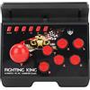 Keenso Fight Stick Joystick, Controller di Gioco Cablato 4 in 1 3 Metri per PC, Android