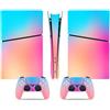LNMLRBXEXZ Compatibile Con Adesivi Skin Per PS5 Slim Skin Disc Edition & Per Digital Console Controller Vinyl Cover Skins Wraps Scratch Resistant Compatible 47830 Avvolgimento(Disc Version)