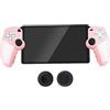 SAMTN Custodia protettiva per PS Portal con tappi a bastone, custodia protettiva in silicone con impugnatura morbida, custodia protettiva antiscivolo (Rosa)
