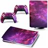 PDURMBUAB Nessuna Schiuma Nessuna Bolla Per PS5 Skin Disc Edition & Digital Console E Controller Vinyl Cover Skins Wraps Resistente Ai Graffi, Compatibile 96701(Digital Edition)