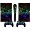 LNMLRBXEXZ Compatibile Con Adesivi Skin Per PS5 Slim Skin Disc Edition & Per Digital Console Controller Vinyl Cover Skins Wraps Scratch Resistant Compatible 83316 Avvolgimento(Digital Edition)