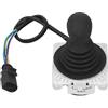 Aolidsive Controller Joystick, Asta di Controllo in Acciaio Legato con Ritorno a Molla, Maniglia per Escavatore di Precisione per Utenti H25 H30 H35 E20 E25 E30 E35