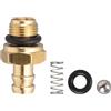 Besttoolifes Kit sifone per idropulitrice - Iniettore in ottone con valvola di ritegno e O-ring per erogazione di detersivo 190593GS, 190635GS, 203640GS