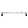 Cryfokt Idropulitrice Pulitore Sottocarro Scopa Ad Acqua, 7 Fori 4000psi 65cm 1/4 sotto Scopa Ad Acqua per Autolavaggio con 2 Ruote Rondella Auto Sottoscocca per Telaio, Patio, Piscine
