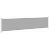 vidaXL Tenda Laterale Retrattile per Patio 140x600 cm Grigio